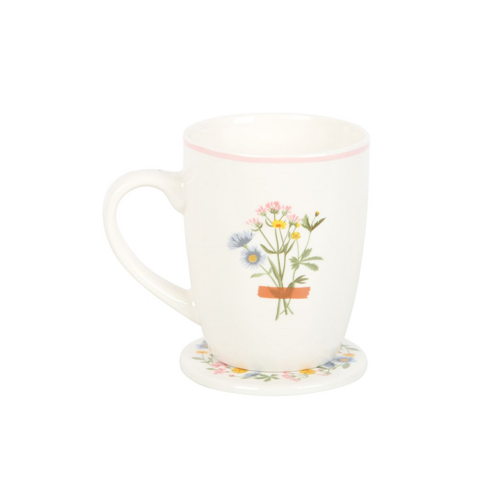If Mums Were Flowers Floral Mug & Coaster Set