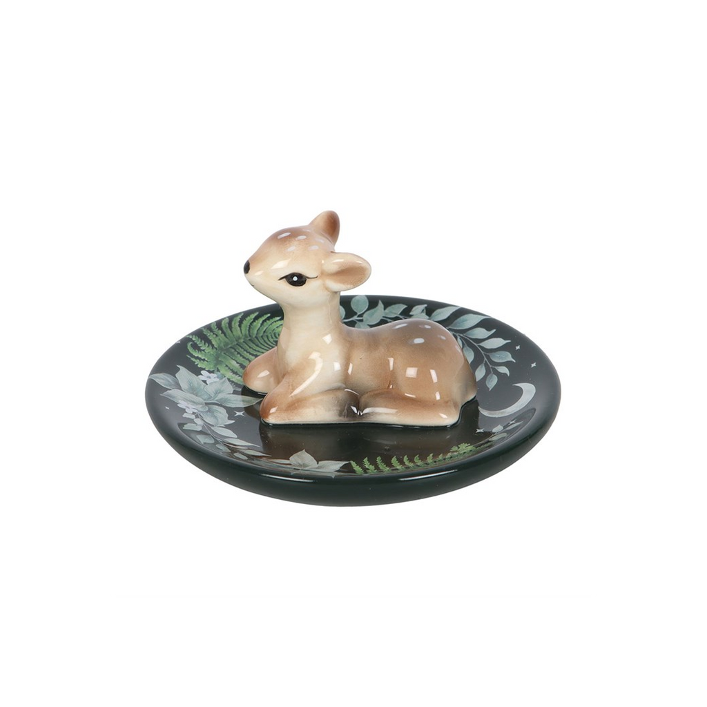 Green Fawn Trinket Dish
