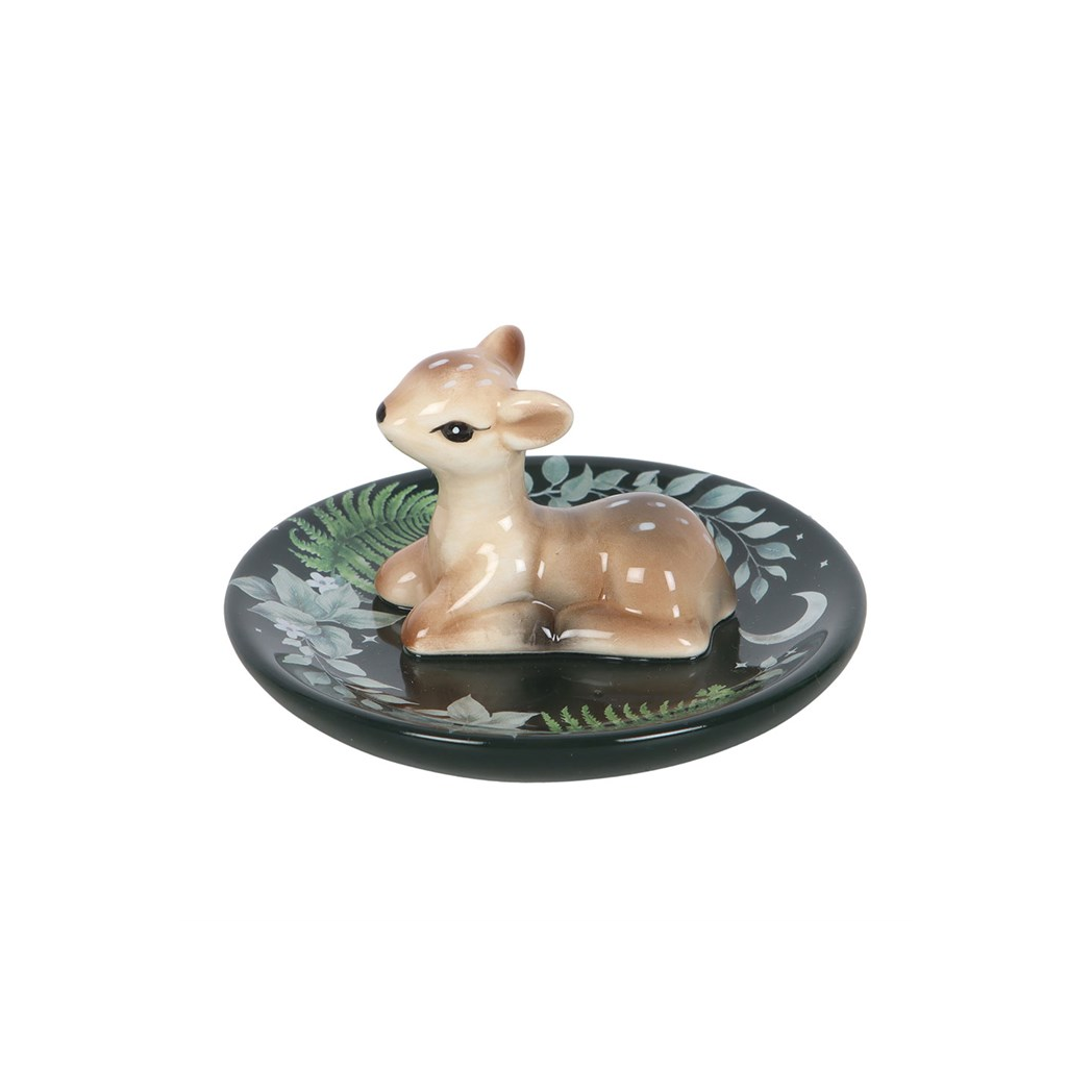 Green Fawn Trinket Dish