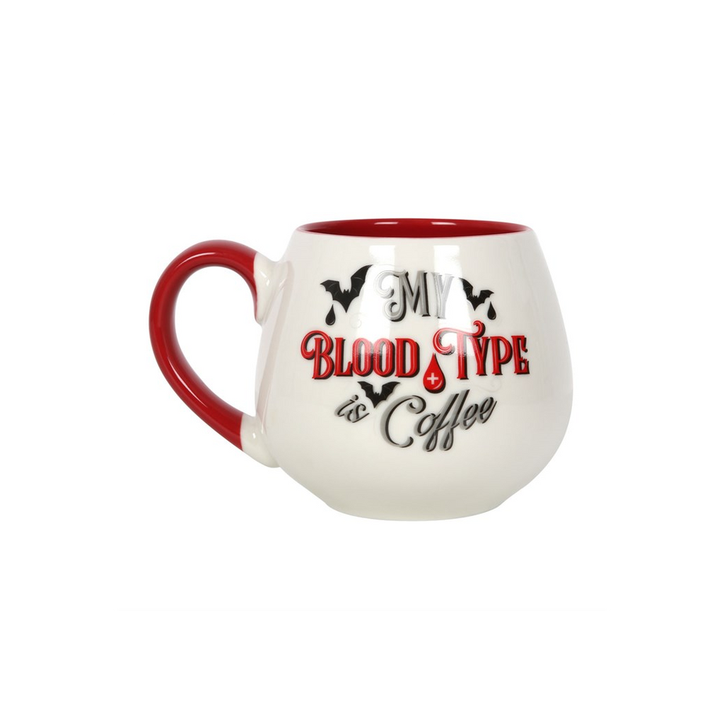 My Blood Type is Coffee Rounded Mug