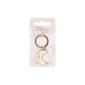 Moon Phase Crescent Enamel Keyring