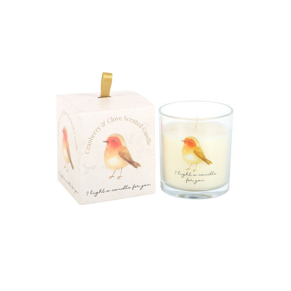 Robin Remembrance Cranberry & Clove Candle
