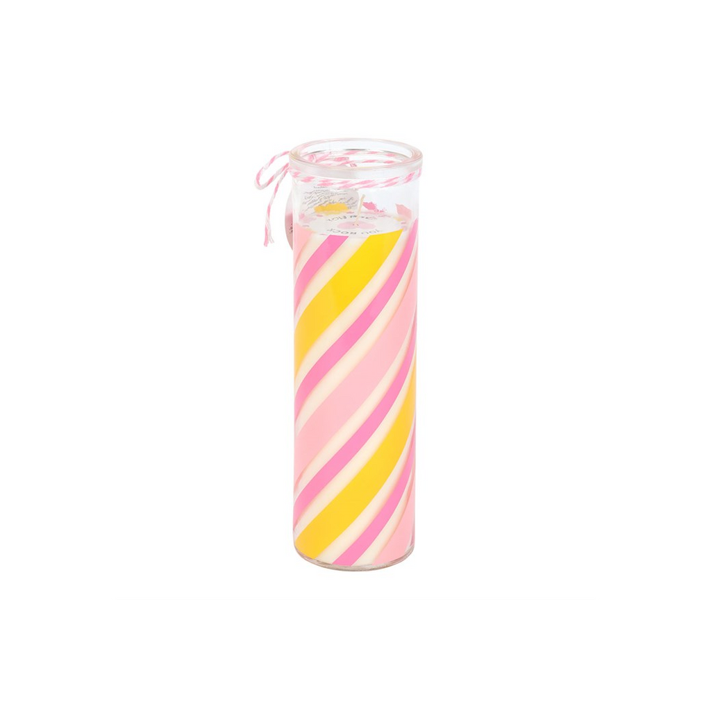 Candy Stripe Candyfloss Tube Candle