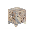 Moroccan Arch Cutout Soapstone Oil Burner