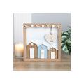 Ocean Air Salty Hair 3D Shell Beach Hut MDF Plaque