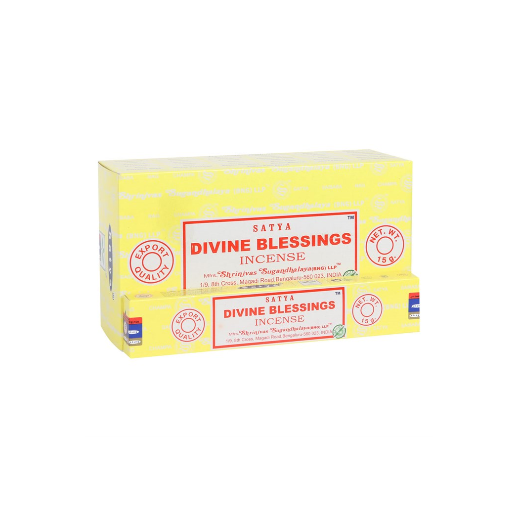 Set of 12 Satya Divine Blessings Incense Sticks (12/50)