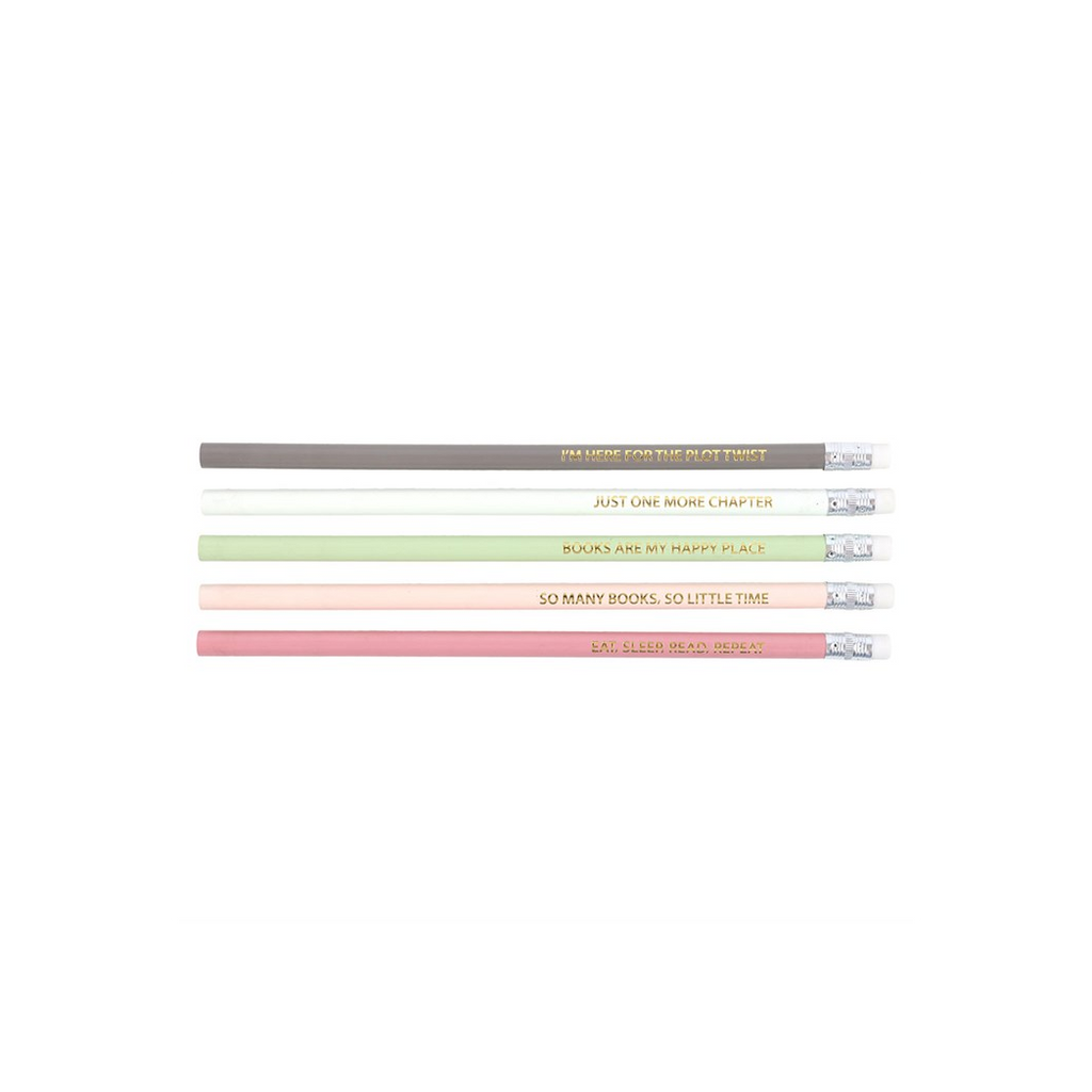 Pack of 5 Literature Inspired Pencils