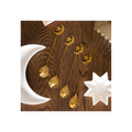 Set of 4 Star and Moon Teaspoons