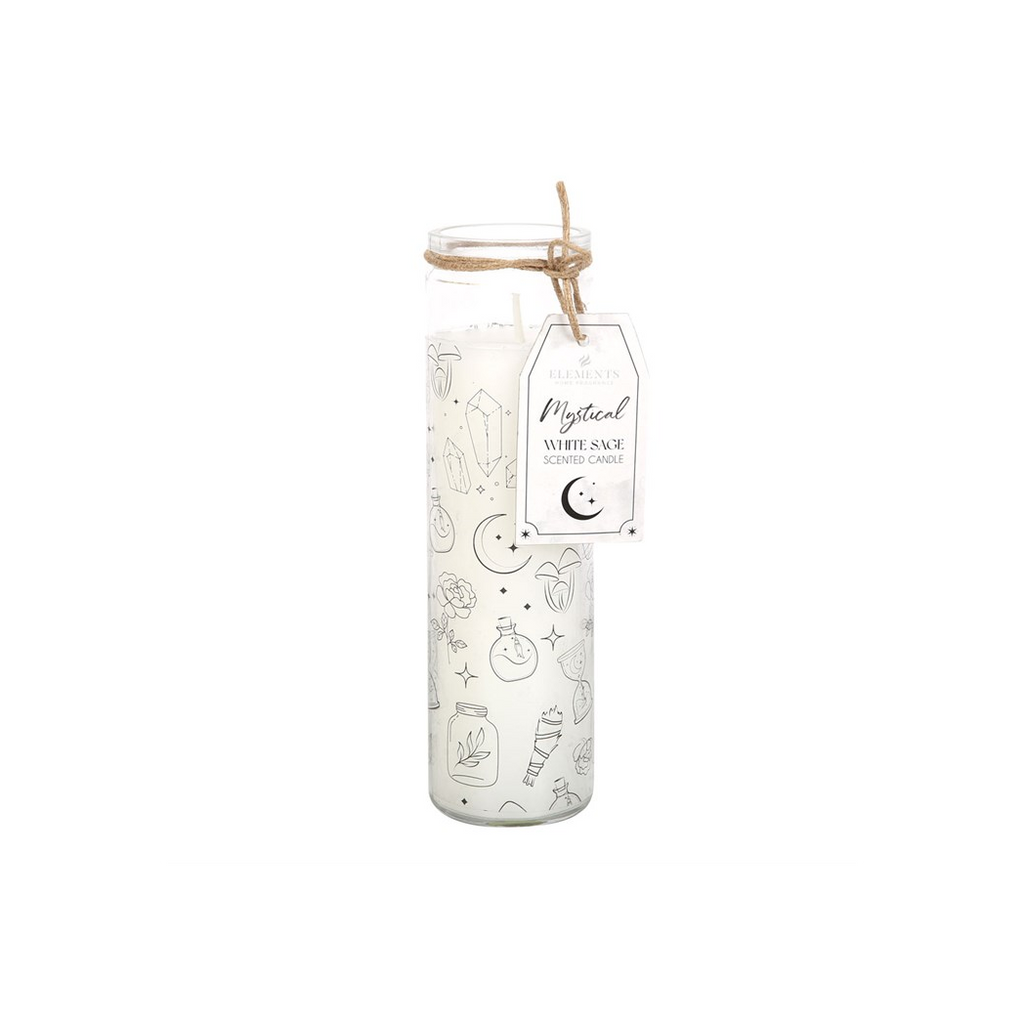 Mystical White Sage Tube Candle