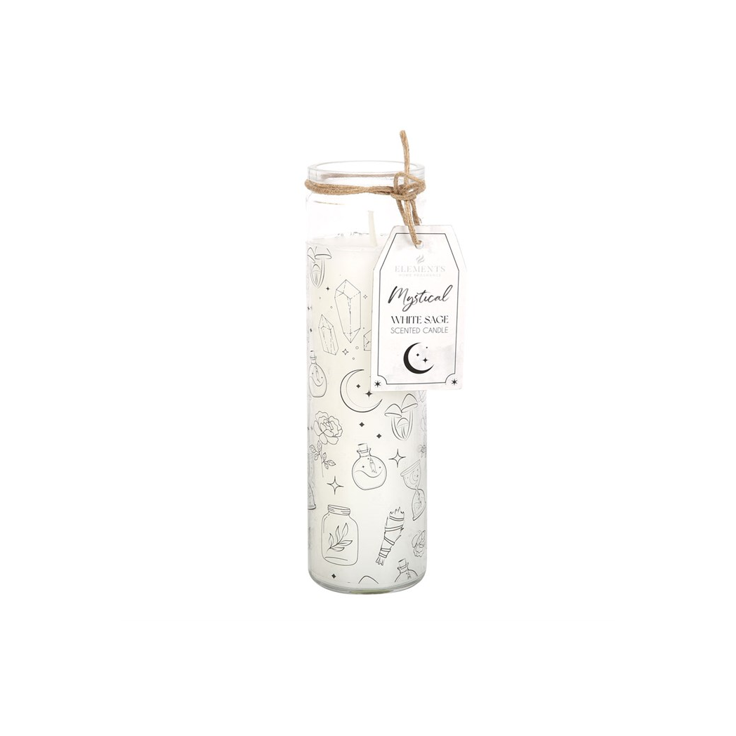 Mystical White Sage Tube Candle