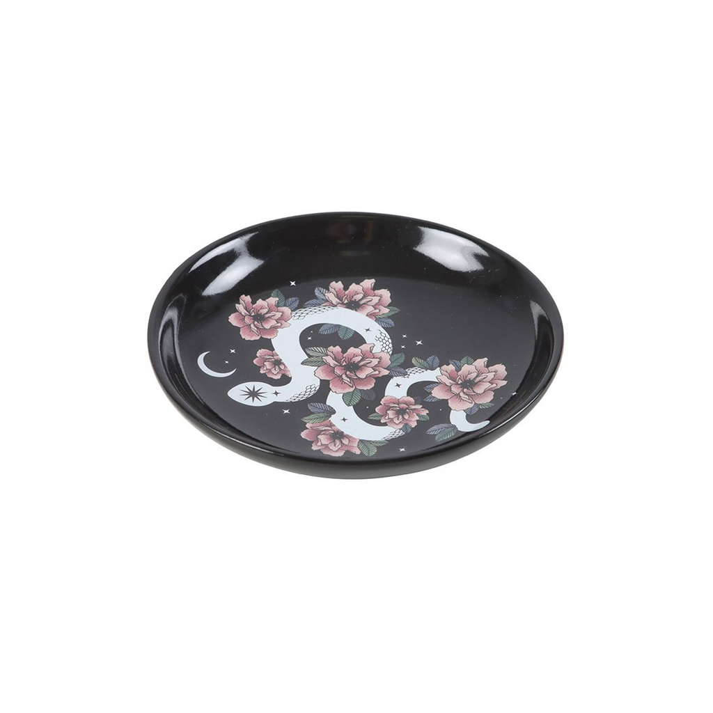 Floral Snake Trinket Dish