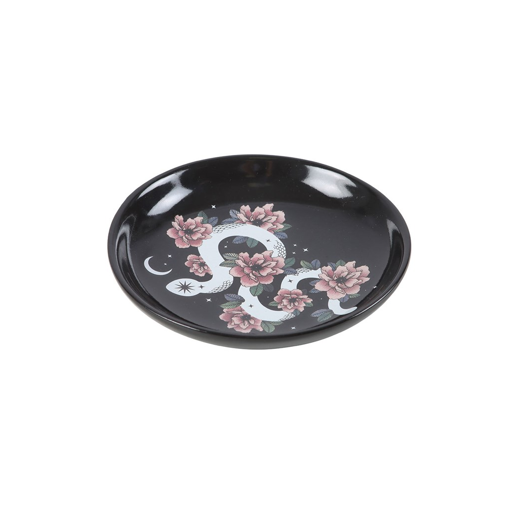 Floral Snake Trinket Dish