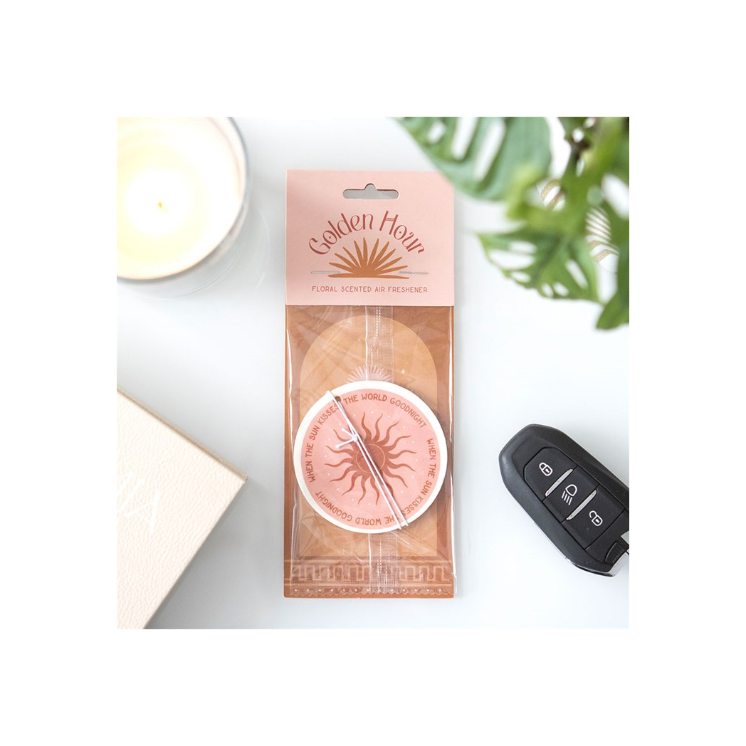 Golden Hour Sun Floral Scented Air Freshener