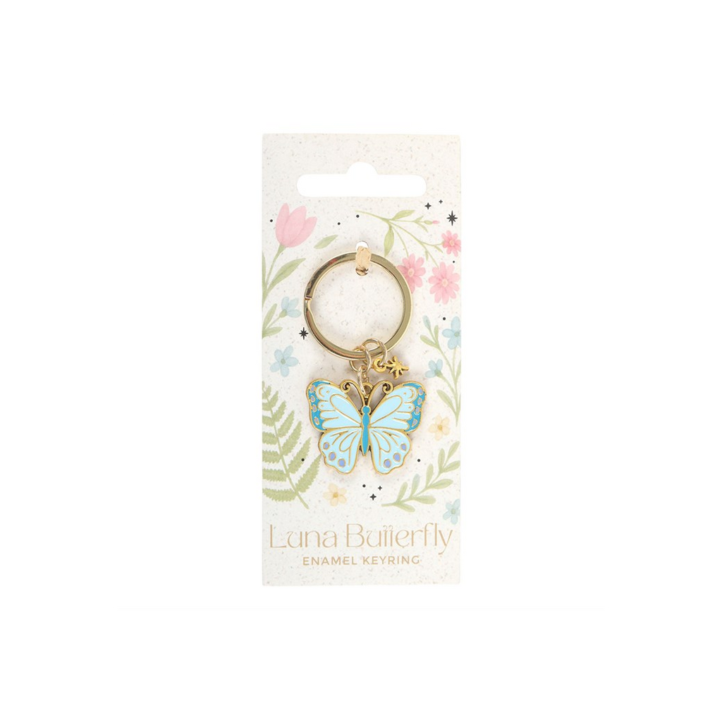 Luna Butterfly Keyring