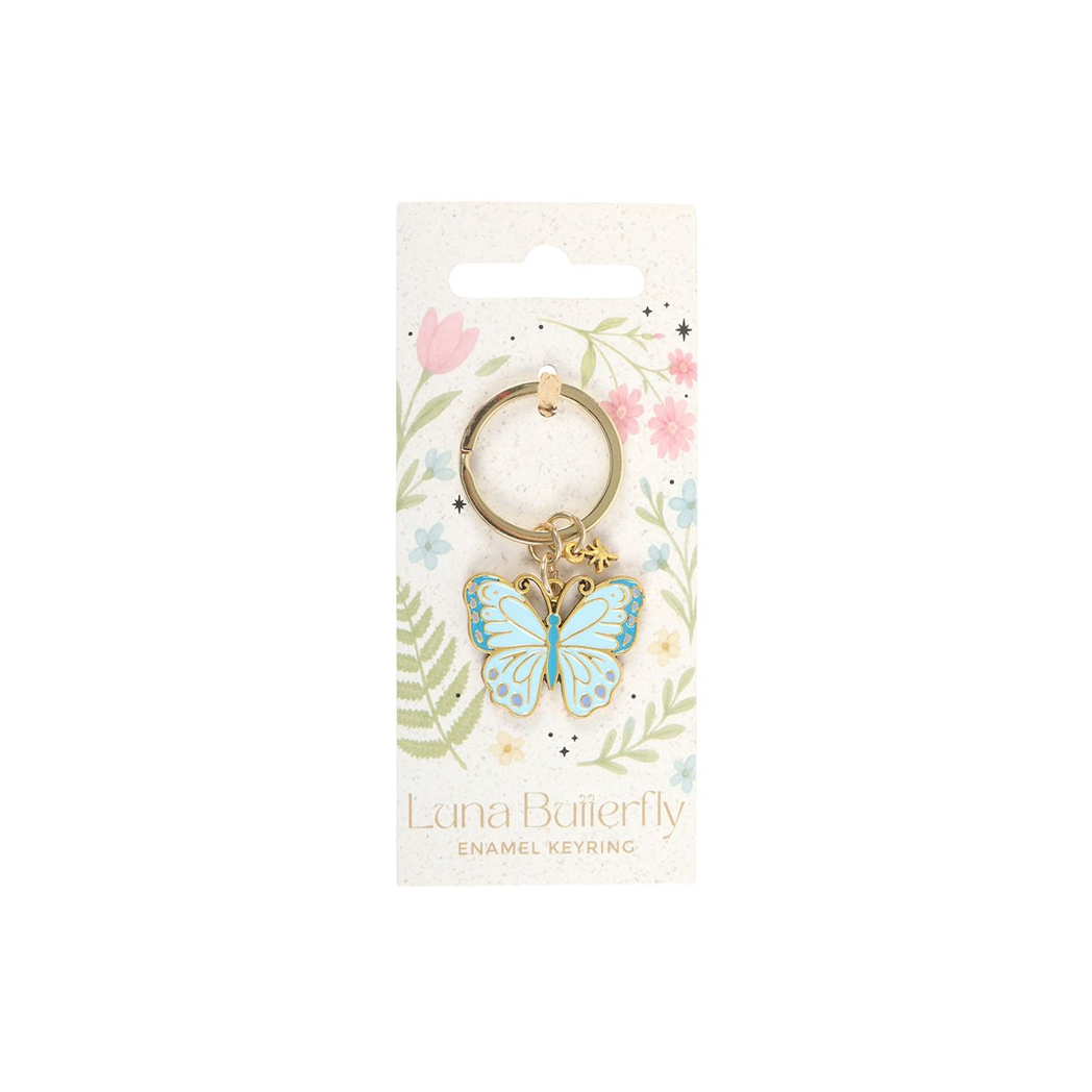 Luna Butterfly Keyring