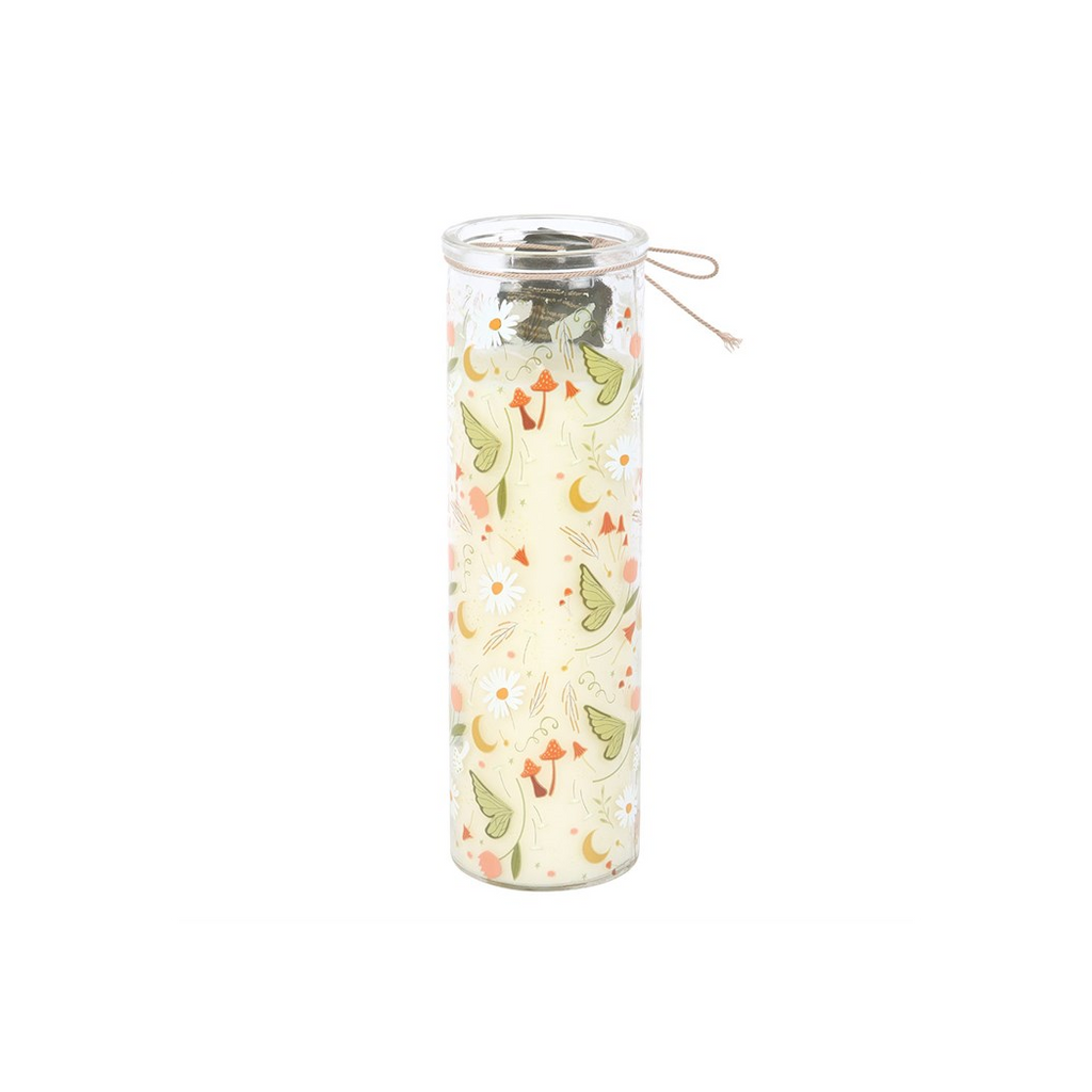 Fairy Folklore Print Moss & Sandalwood Tube Candle