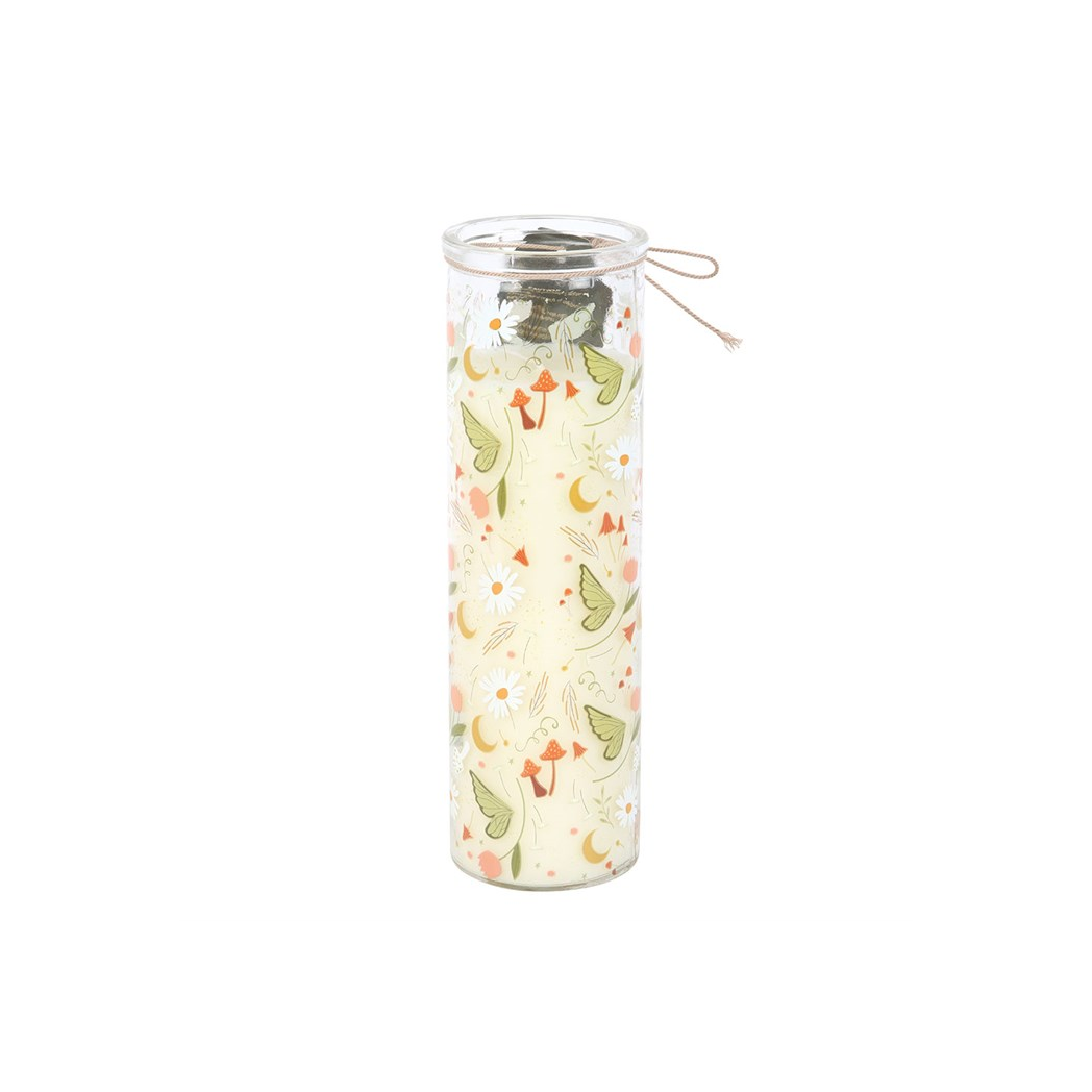 Fairy Folklore Print Moss & Sandalwood Tube Candle