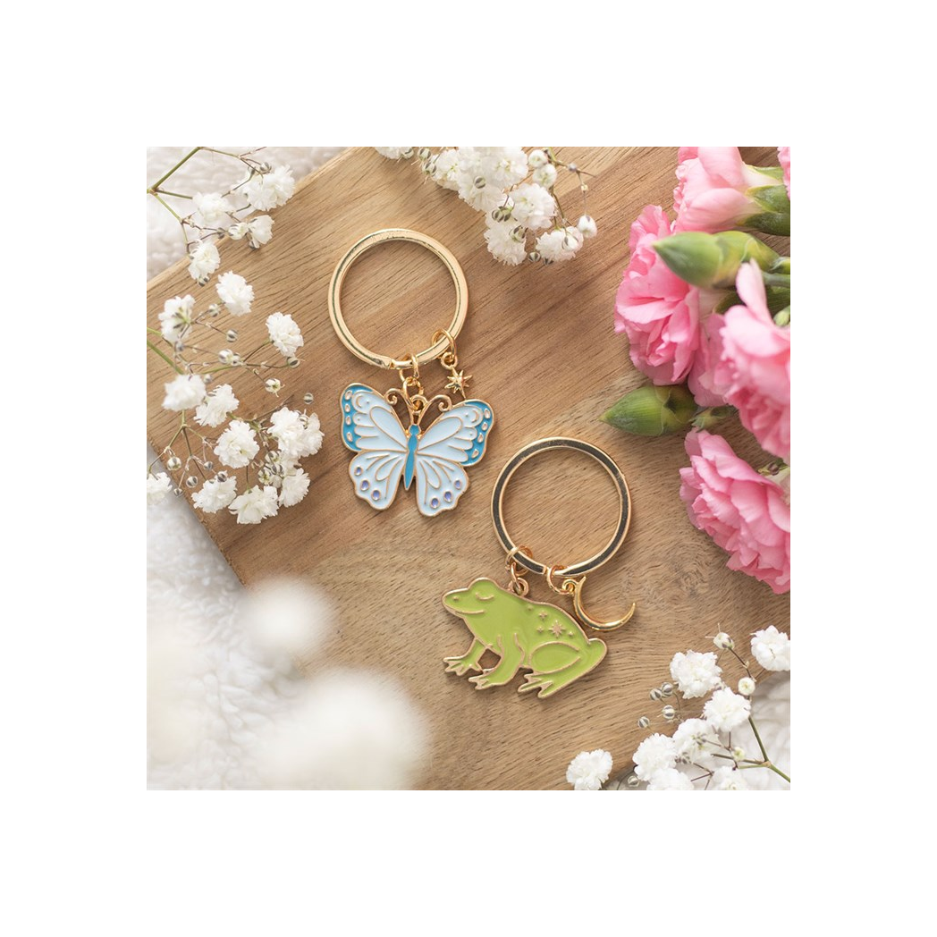 Luna Butterfly Keyring