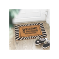Black Welcome to the Circus Doormat