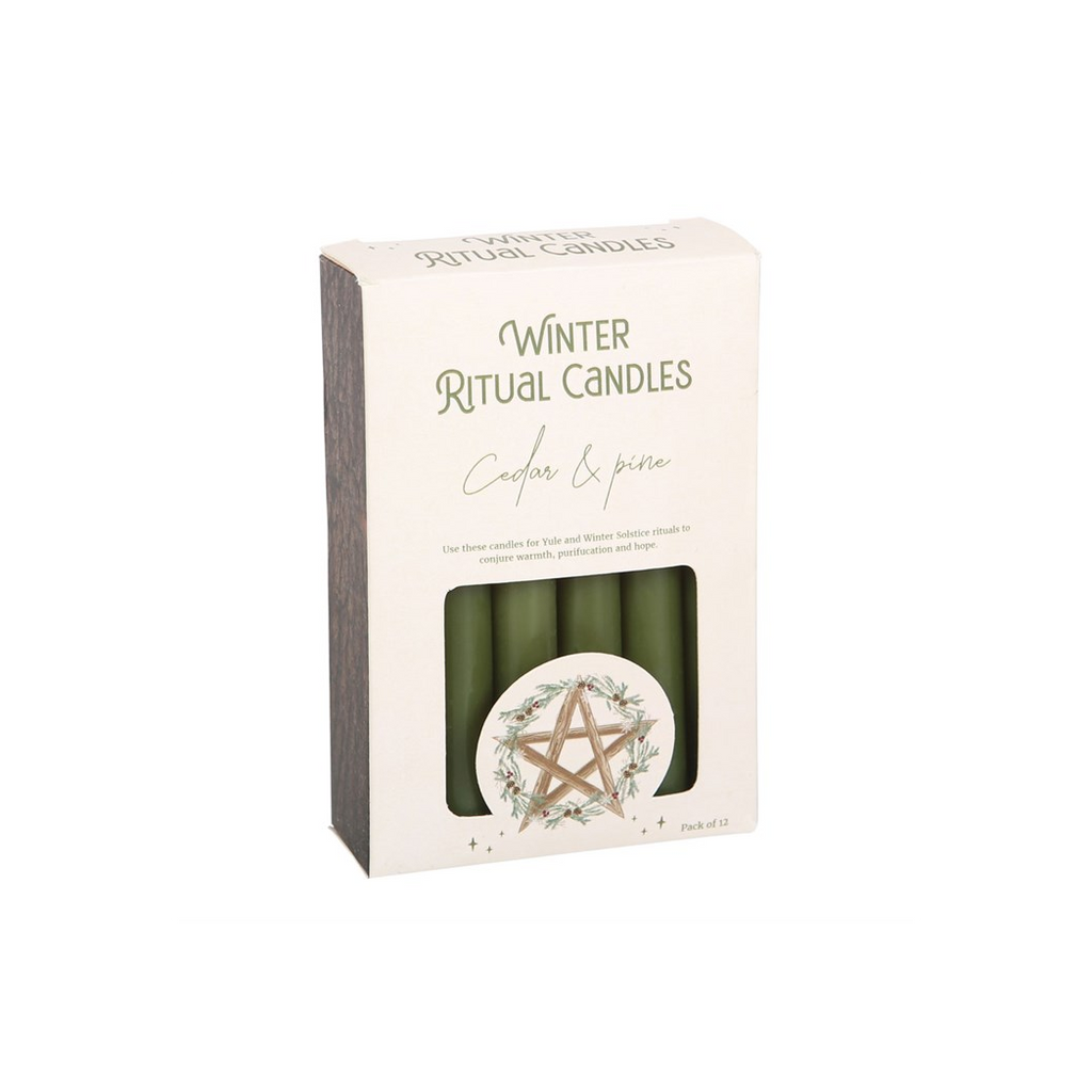 Cedar & Pine Winter Ritual Spell Candles