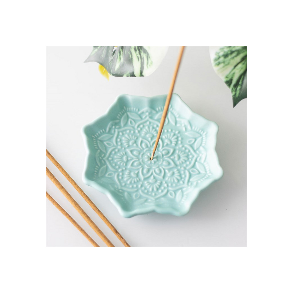 Blue Mandala Incense Stick Holder