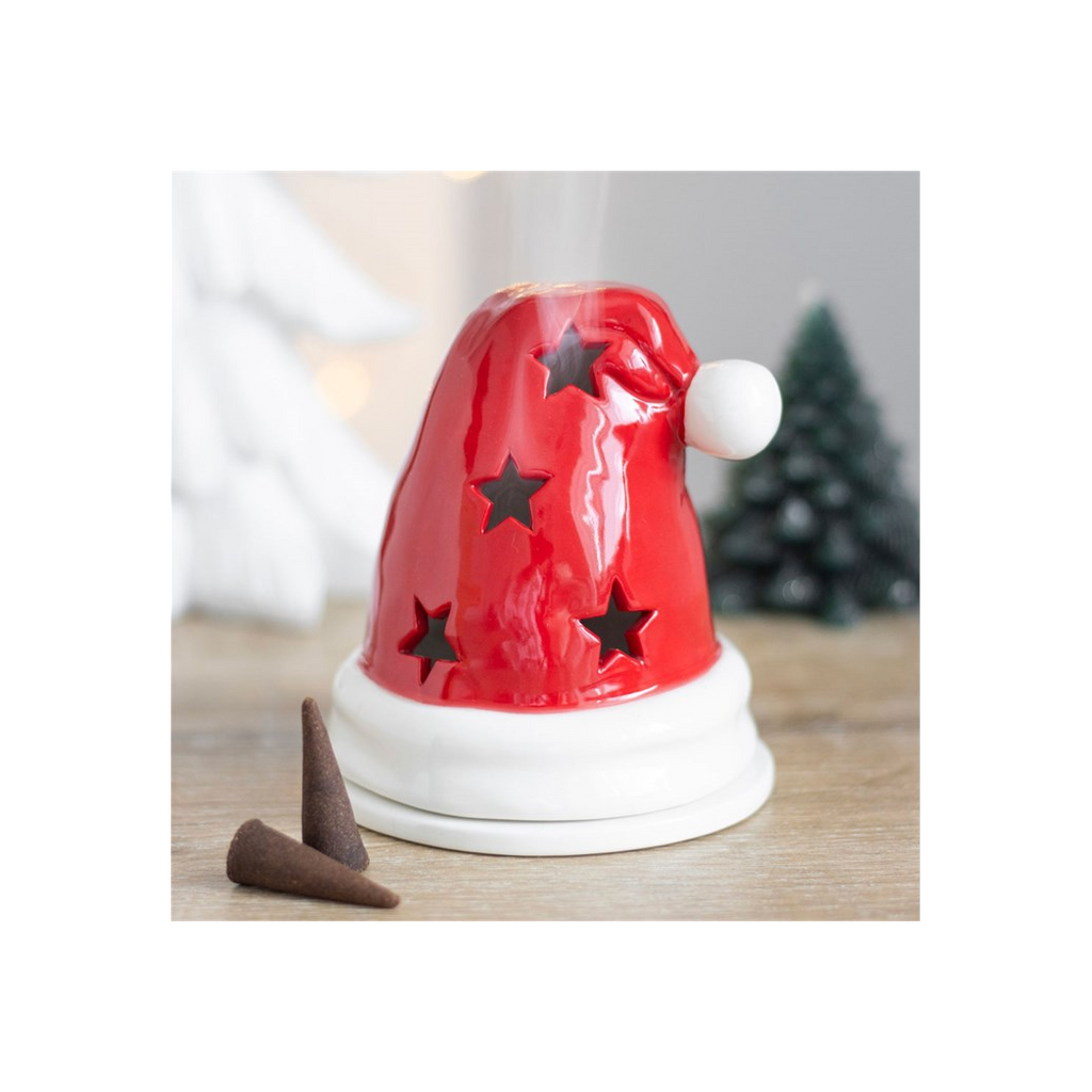 Santa Hat Incense Cone Burner and Tealight Holder