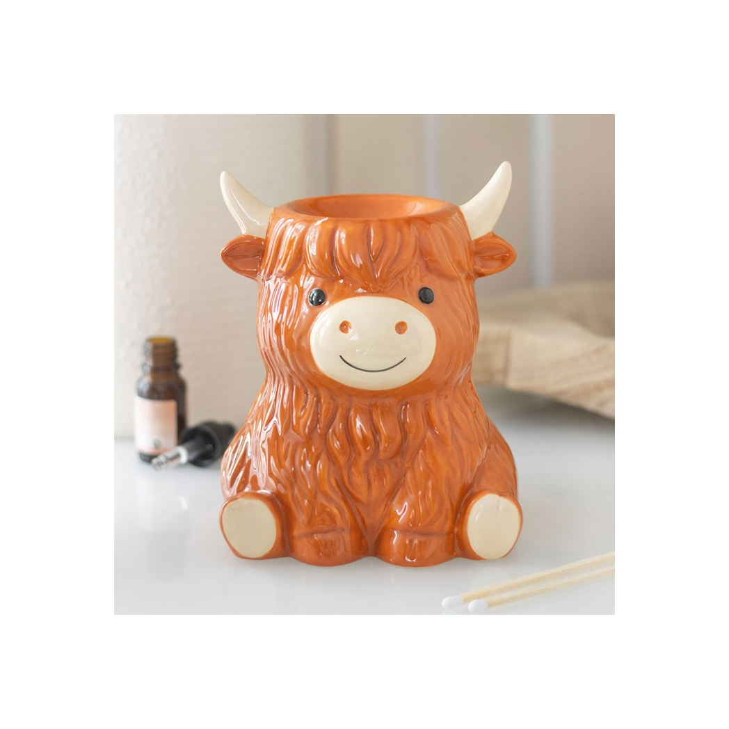 Highland Cow Oil Burner and Wax Warmer