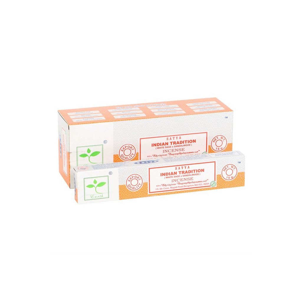 Set of 6 Earth Satya Indian Tradition Incense (12/50)