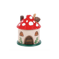 Mushroom House Resin Incense Cone Burner