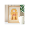Leopard Palm Framed Wall Art Print