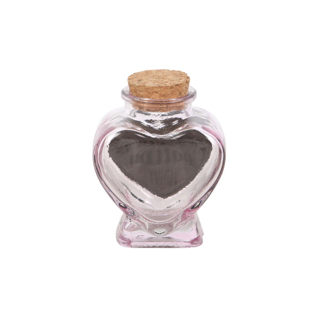 Love Potion Decorative Glass Heart Potion Bottle