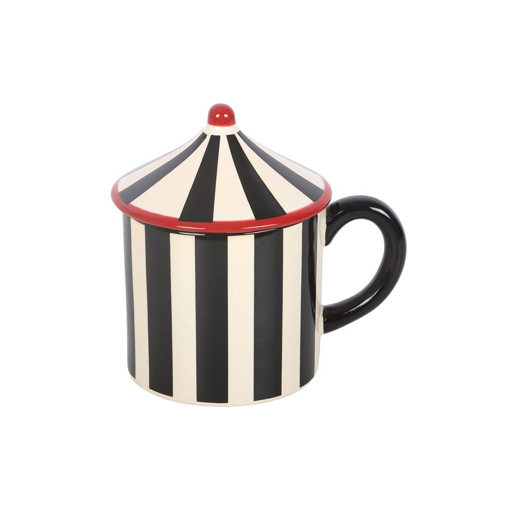 Black Striped Circus Tent Mug