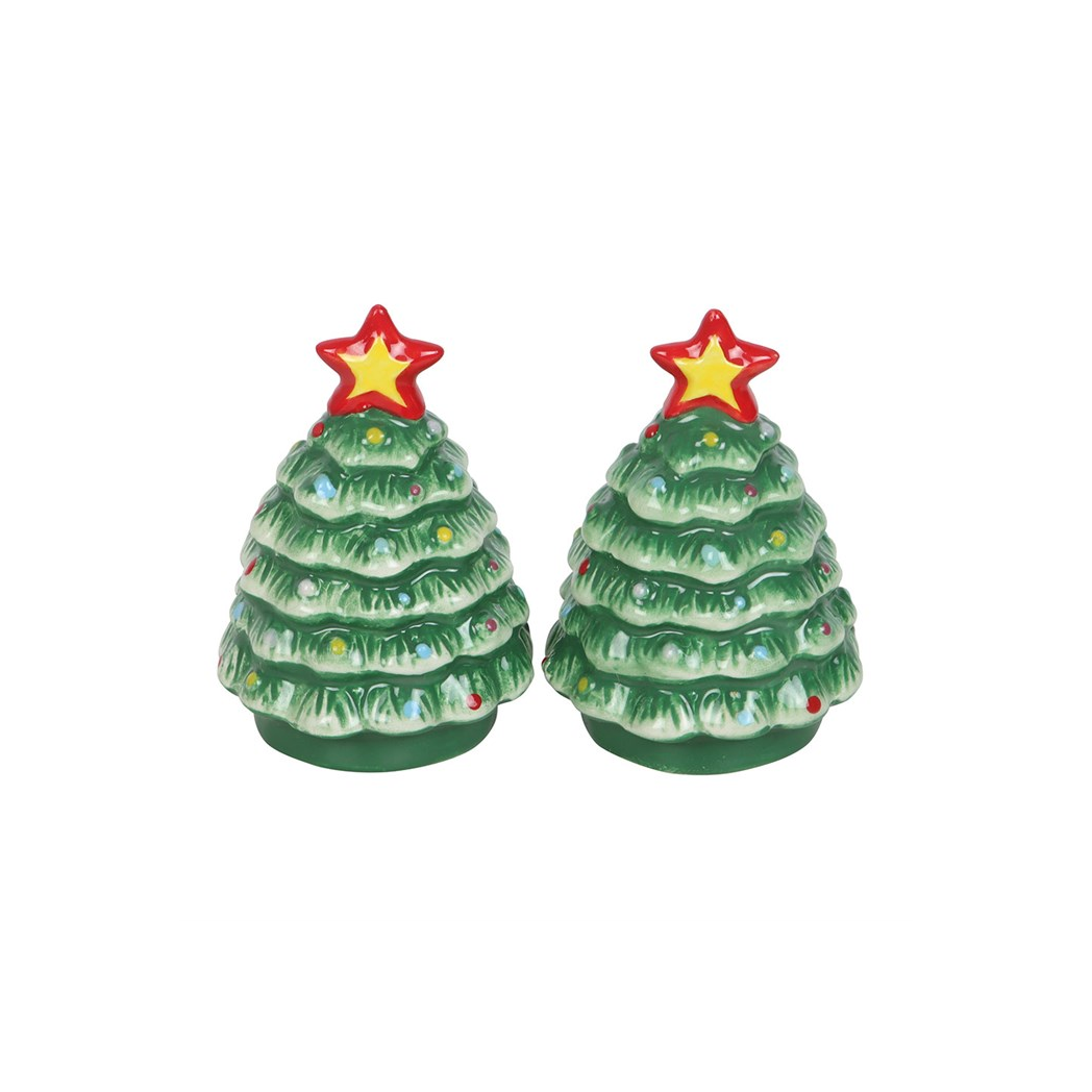 Nostalgic Christmas Trees Salt & Pepper Shakers