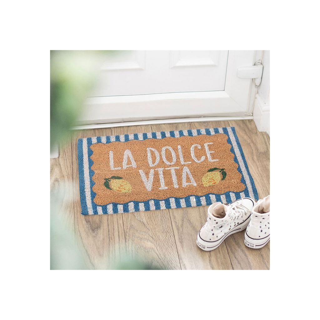 Blue La Dolce Vita Doormat