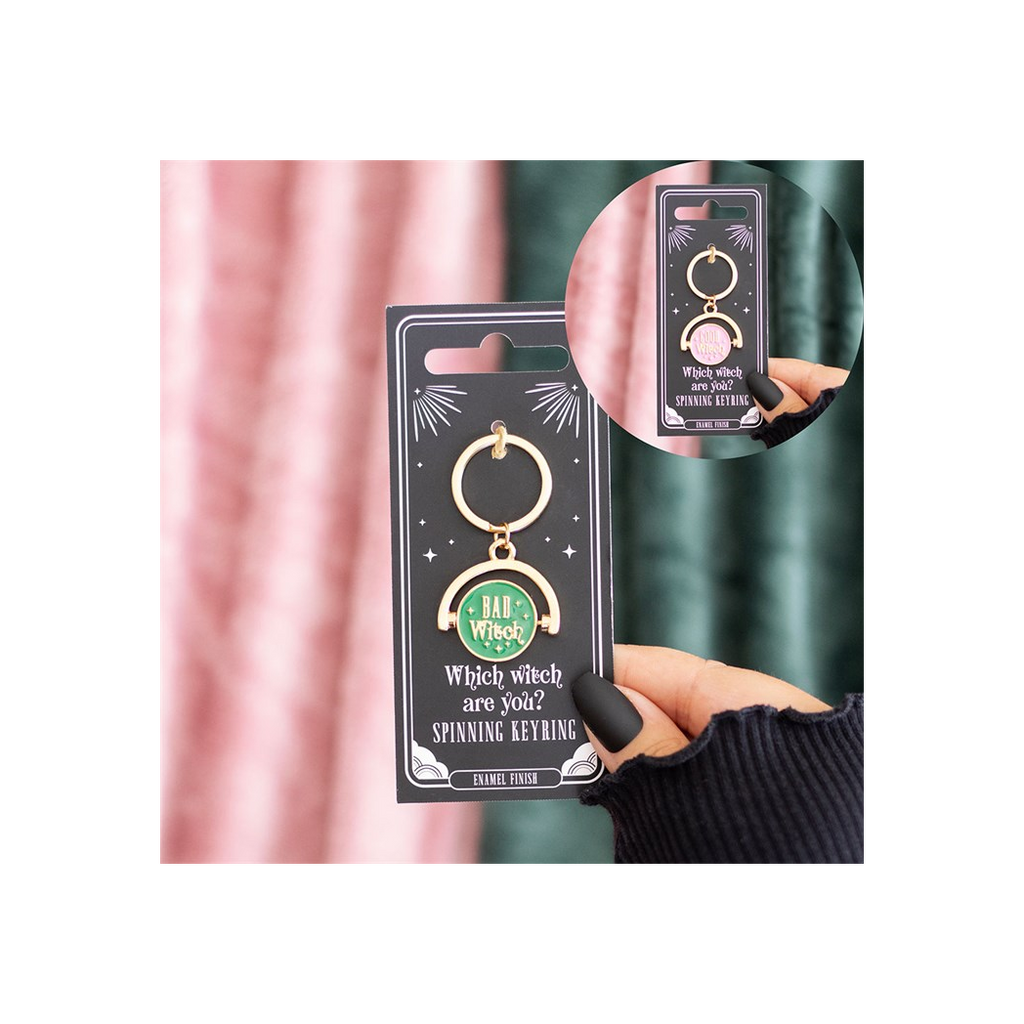 Which Witch Are You Spinning Keyring