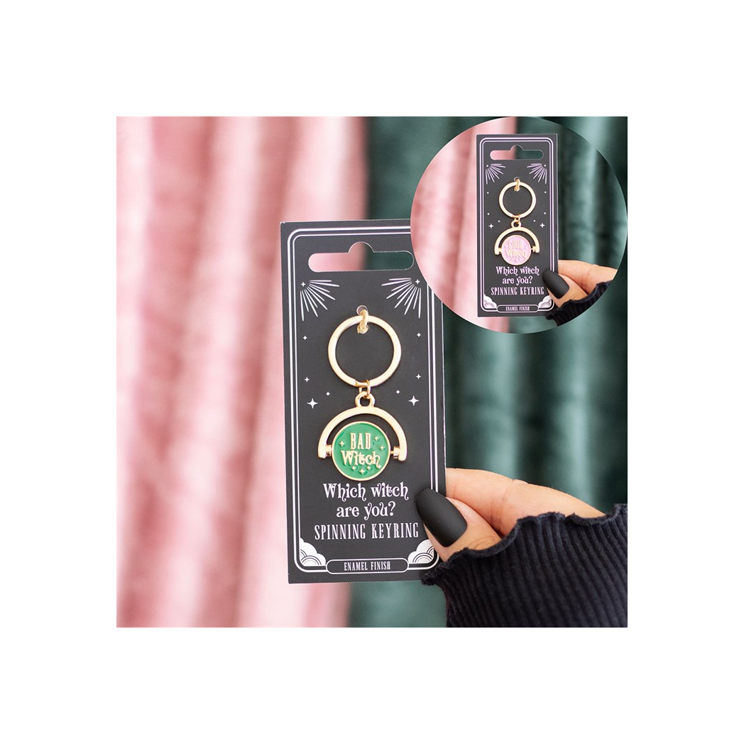 Which Witch Are You Spinning Keyring