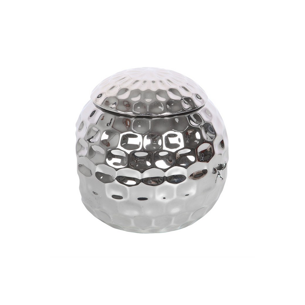 Silver Disco Ball Oil Burner