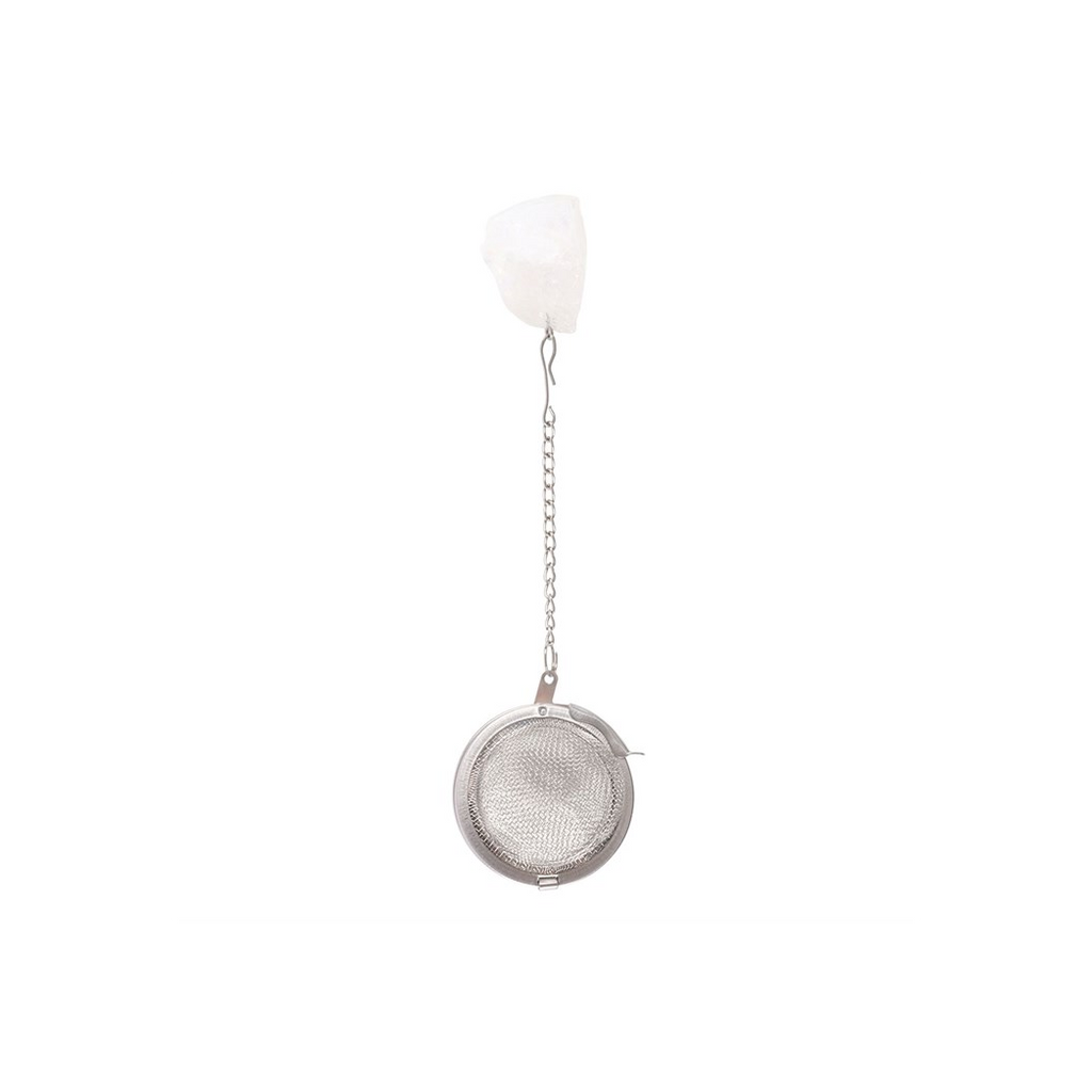 Intuition Double Walled Glass Mug with Aura Crystal Tea Infuser