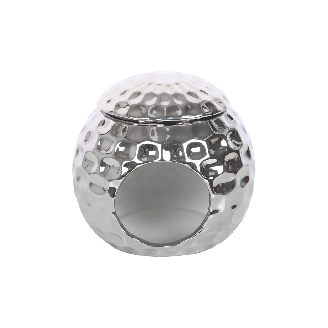 Silver Disco Ball Oil Burner