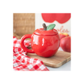 Apple Shaped Lidded Mug