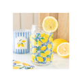 Lemon Print Can Glass