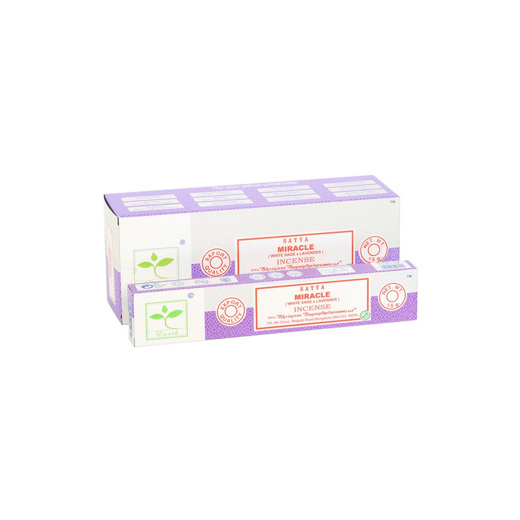 Set of 6 Earth Satya Miracle Incense (12/50)
