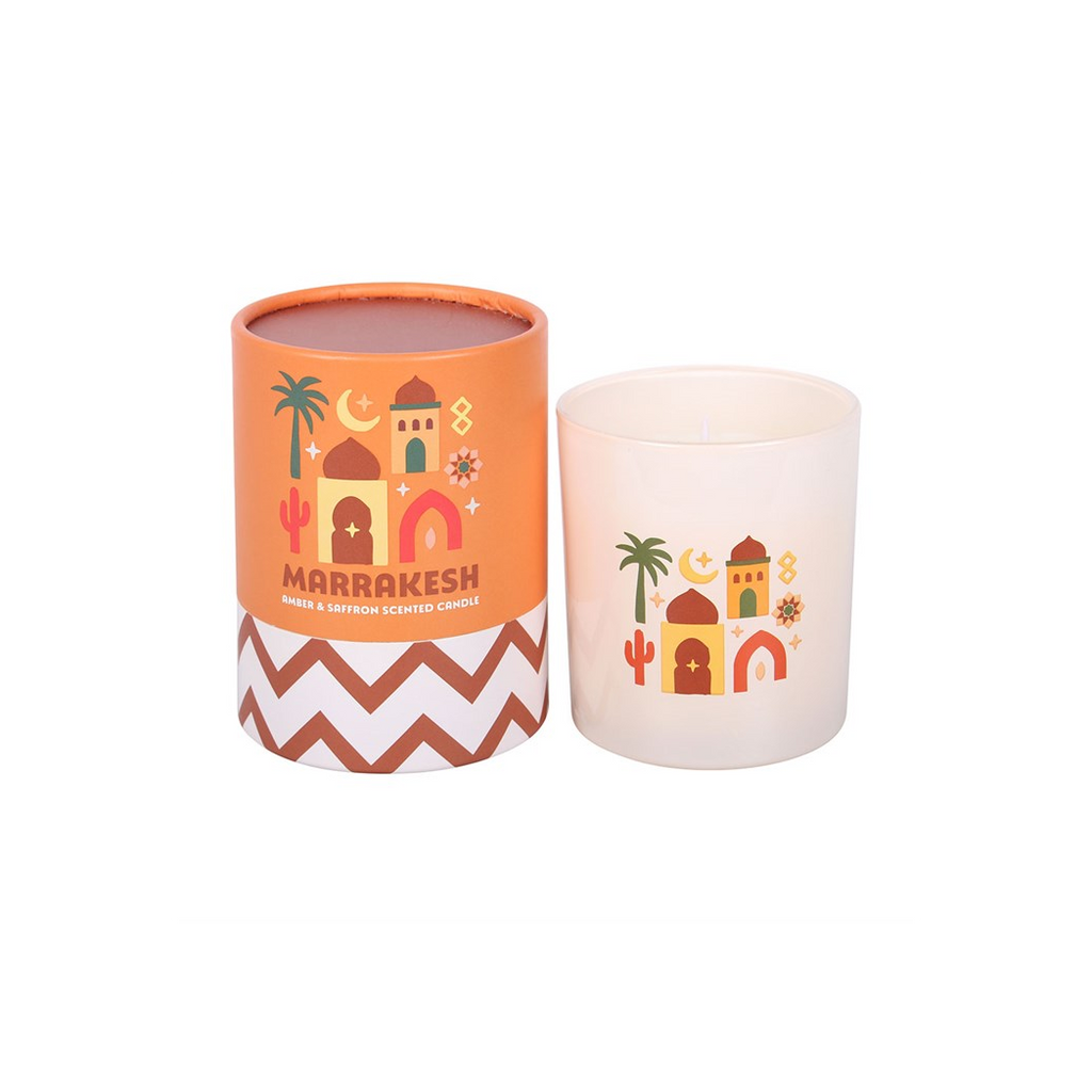 Marrakesh Amber & Saffron Scented Candle