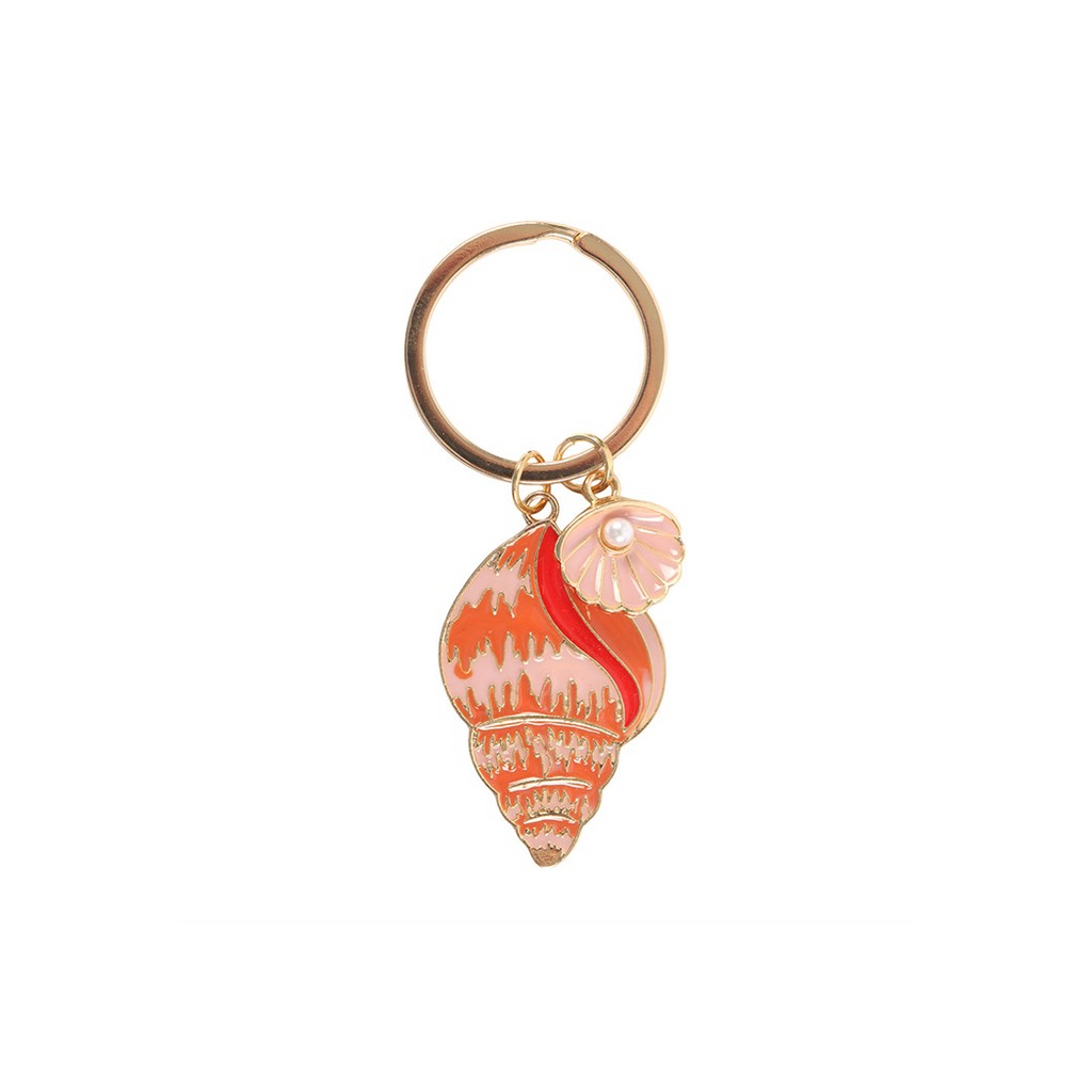 High Tide Shell Keyring