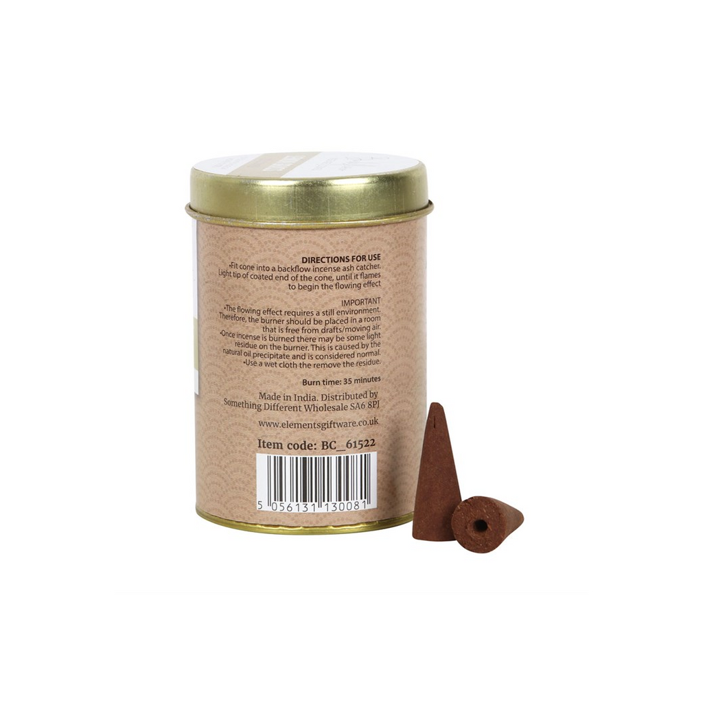 6 Tins of  Elements Lemon Grass Jumbo Backflow Cones