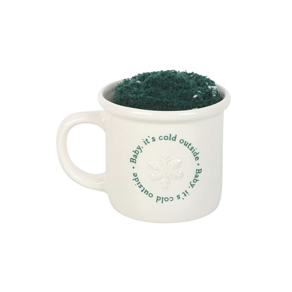 Baby It's Cold Outside Mug and Socks Set