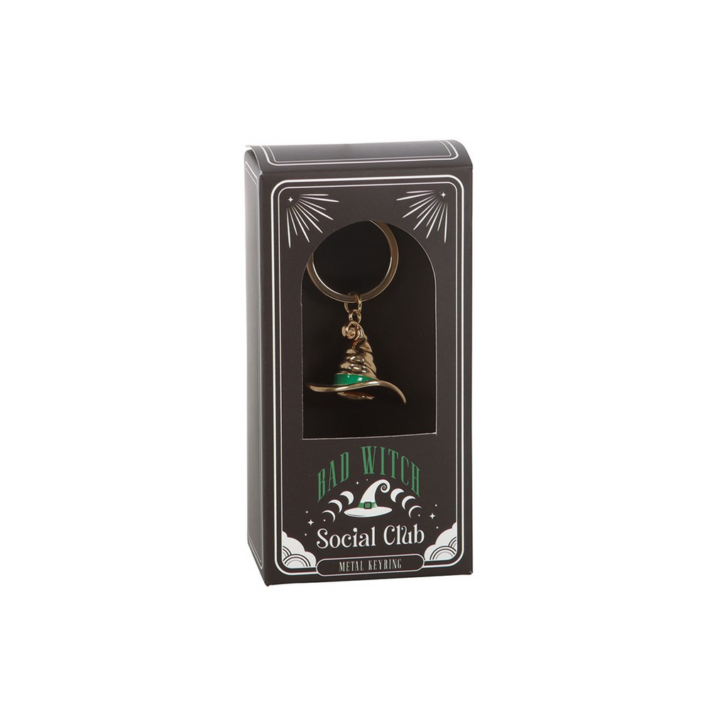Bad Witch Alloy Witch Hat Keyring