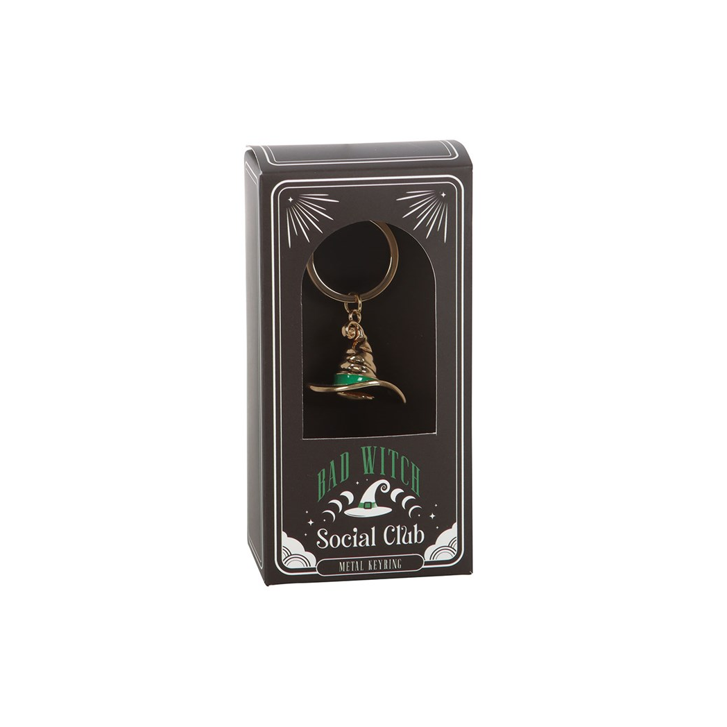 Bad Witch Alloy Witch Hat Keyring