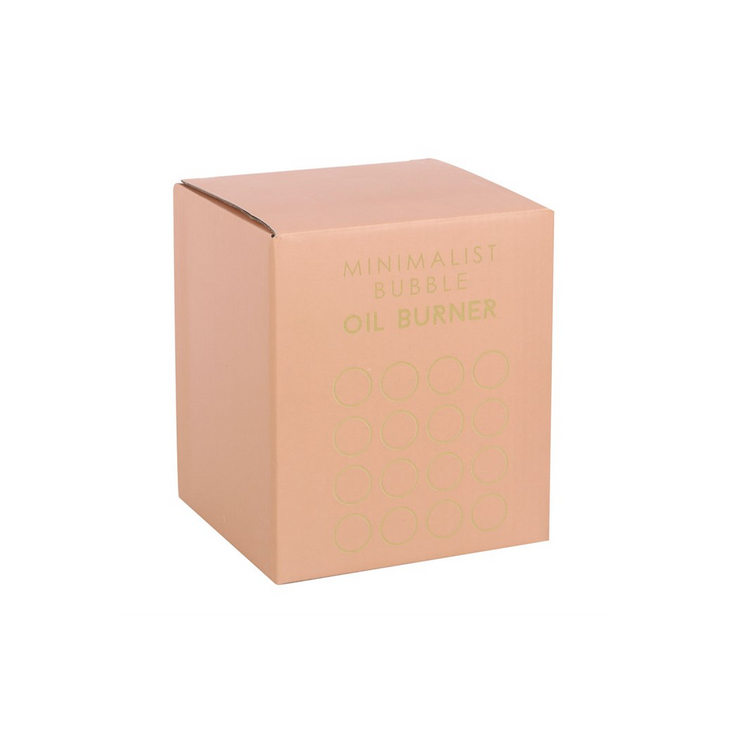 Cream Speckle Bubble Oil Burner and Wax Warmer