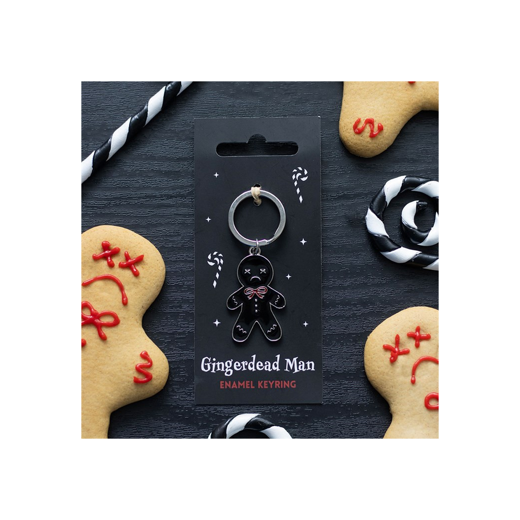 Spooky Gingerbread Man Keyring